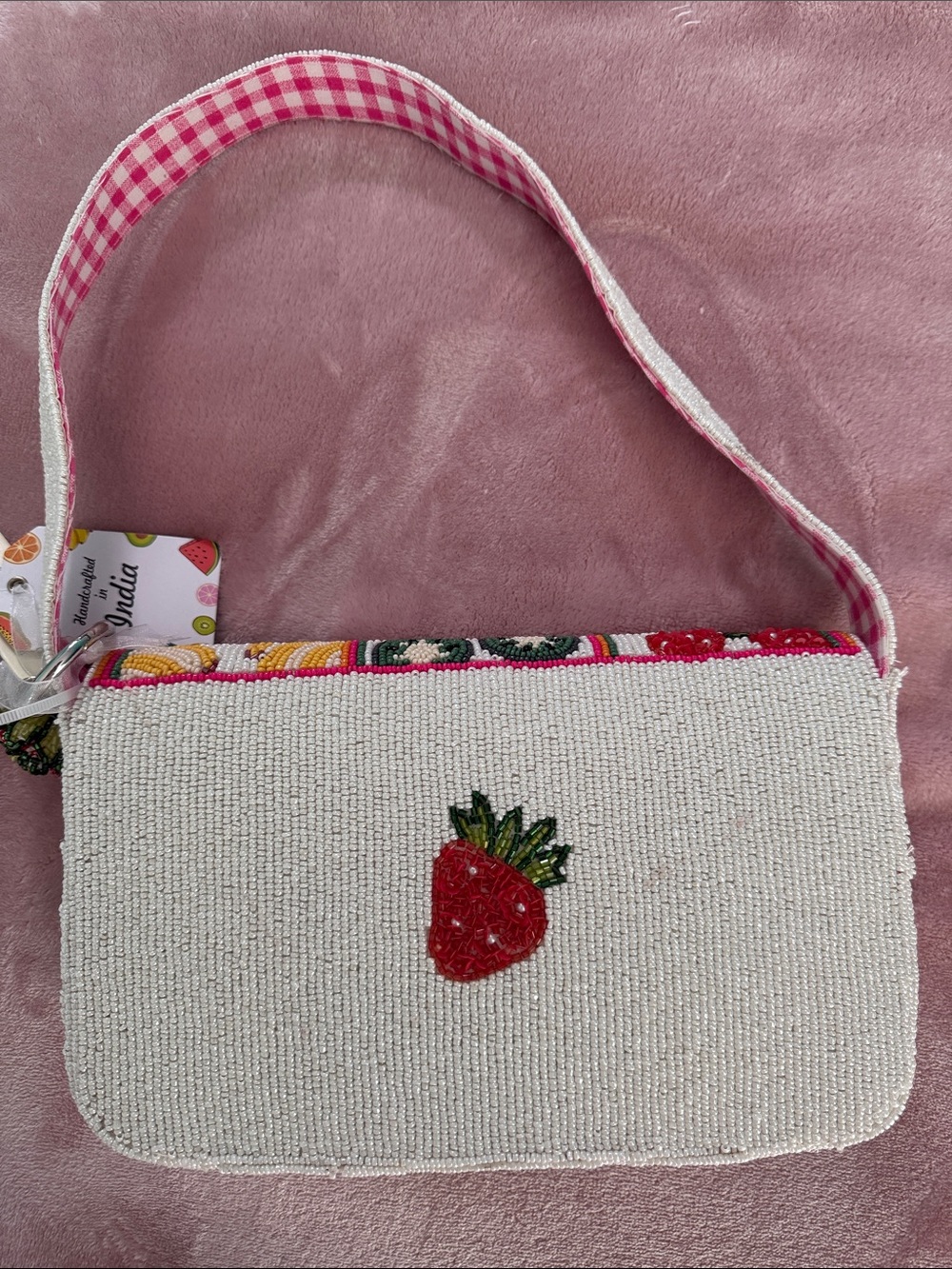 Beaded bag multi fruit - Picture 8 of 11